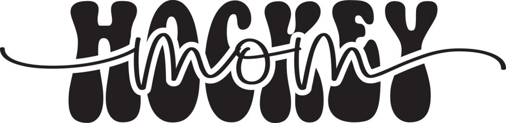 Hackney typography design retro style wordmark for branding and merchandise © Annika Simla