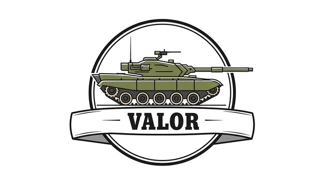 Military valor medal with oak leaves and wings insignia.