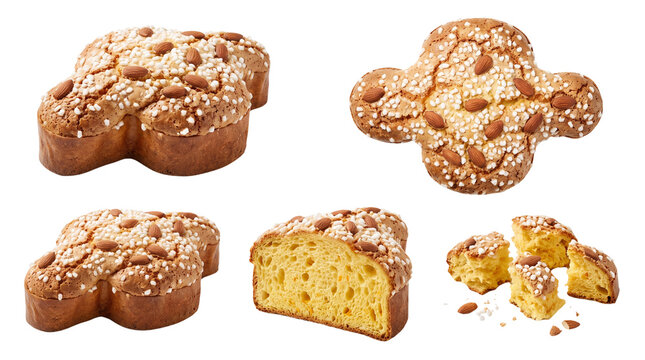 Colomba di Pasqua Transparent PNG &ndash; Italian Easter Dove Bread Set