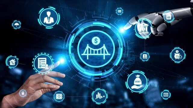Loan icons represent debt, repayment, and financial planning. Loan supports banking, loan connects credit with payment systems, and loan helps manage interest effectively. Funnel
