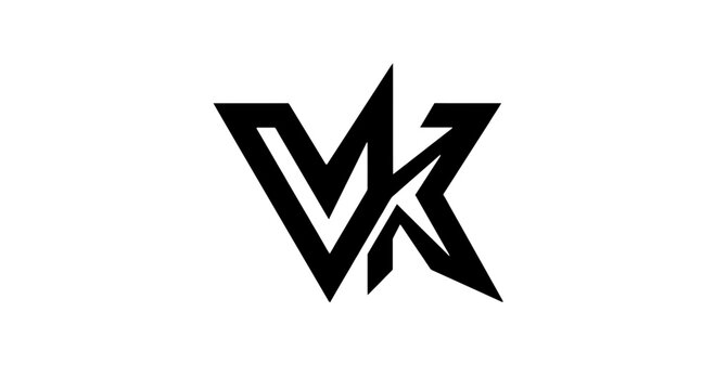 Bold stylized vxr logo with sharp geometric design
