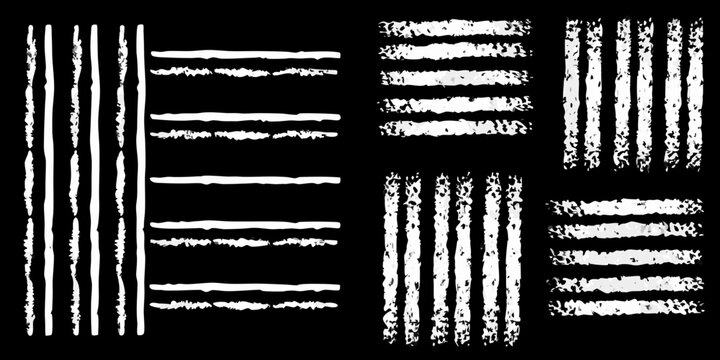 textured white chalk and dry brush strokes on black background artistic stroke texture painting graphic design element pattern abstract visual