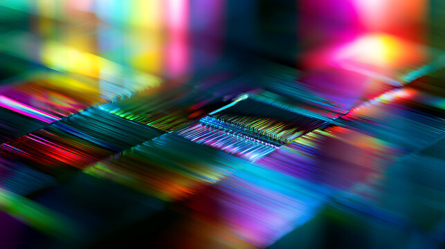 Close-up image showing nanostructures on the surface of a silicon wafer (2)
