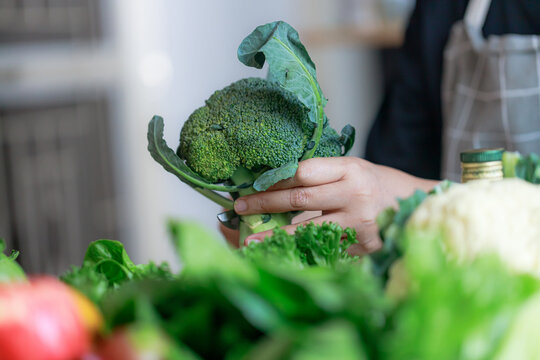 Choosing Fresh Green Vegetables for Healthy Aging Lifestyle