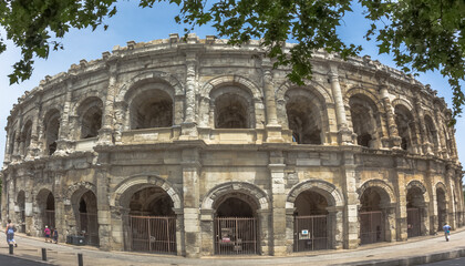 Naklejka premium Les arènes de Nîmes 