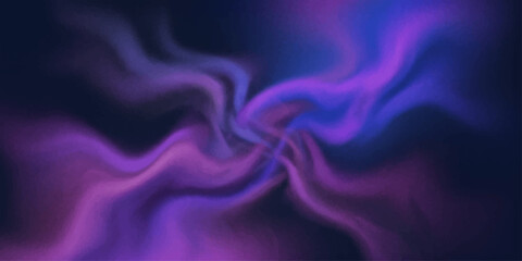 Ethereal purple and blue smoke swirls and dances against a dark background, creating a hypnotic and abstract visual symphony that evokes mystery and wonder. © Kazim