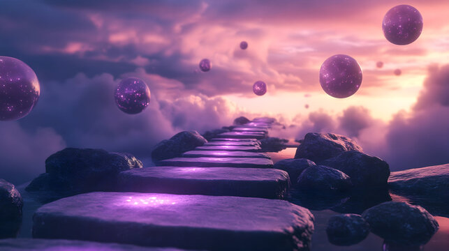 alien planet in space