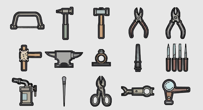 Collection of Classic Hand Tools.