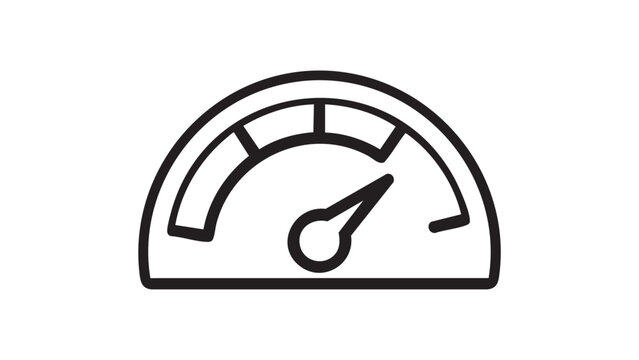 Speedometer gauge icon representing performance and fast measurement.