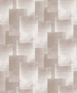 Seamless traditional texture with overlapping greige and white washi paper patterns and subtle foil-like luster for a sophisticated Japanese-modern decorative design