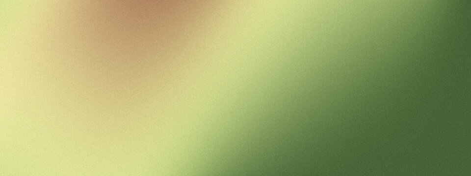 Earthy Cream Beige Abstract Background with Warm Tan Brown and Muted Olive Forest Green Smooth Gradient Blend and Grainy Noise Effect