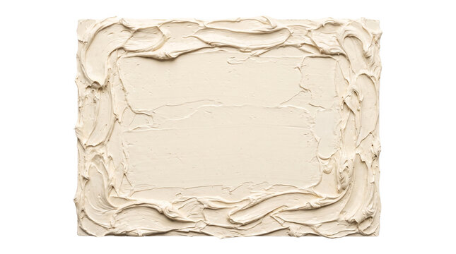 Creamy textured frame with empty space for text.