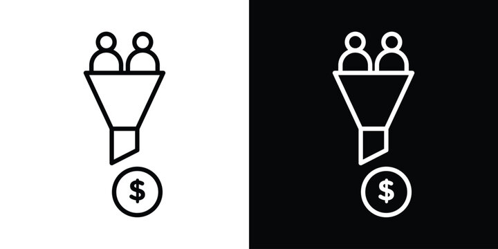 Lead conversion icon