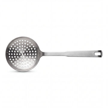 Stainless Steel Skimmer Spoon with Holes for Draining