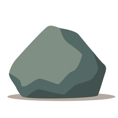 Gray stone group isolated for nature, landscape, game environment, vector illustration asset collection. © cutie