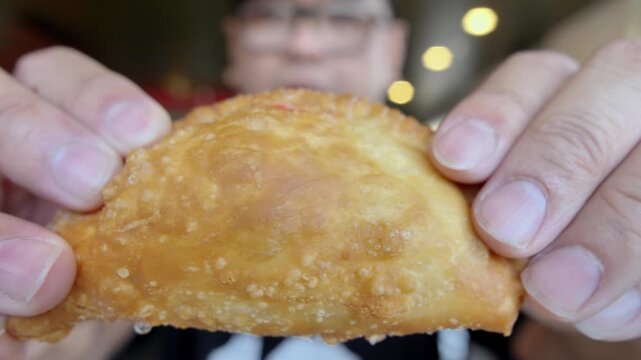 Fresh Chicken, Spinach and cheese empanadas from Peru