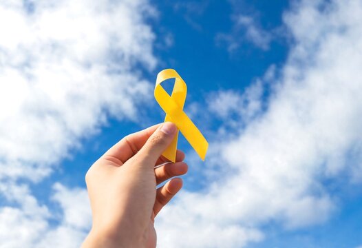 National suicide prevention awareness month with suicide awareness prevention ribbon roll background.