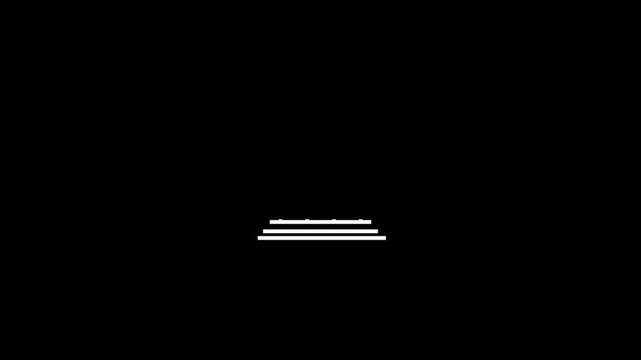 White bank building outline icon with dollar sign on black background