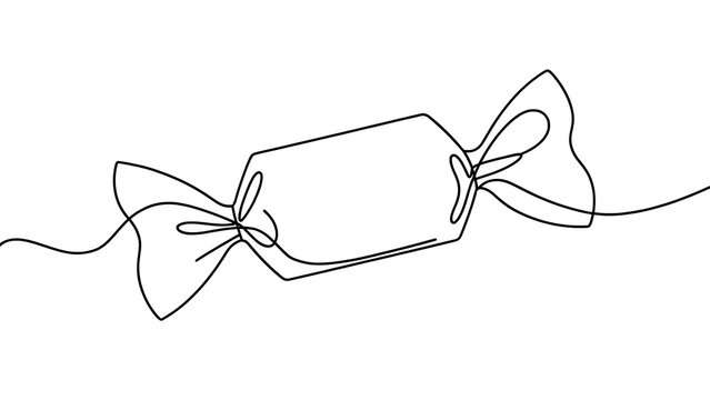 Candy wrapper illustration on white background.