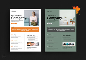 Professional Business Flyer Design for Company Promotion