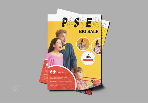 Big Sale Promotional Poster Template