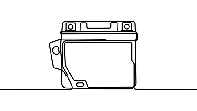 Black camera outline on white background.