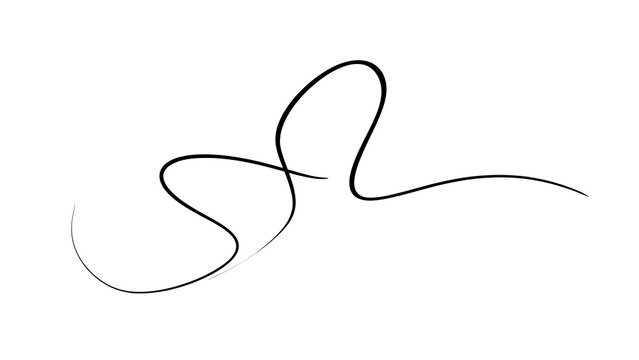 Elegant handwritten signature on white background.