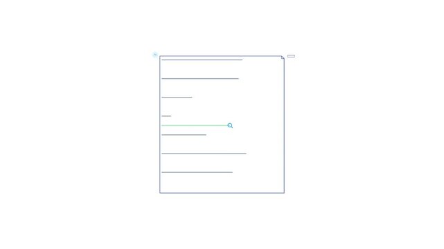 Document Grammar Check Spell Check UI Animation Loop