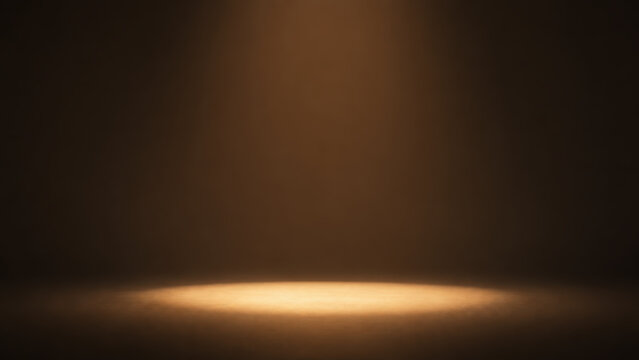 Spotlight from the top of a stage in a clean contemporary commercial composition