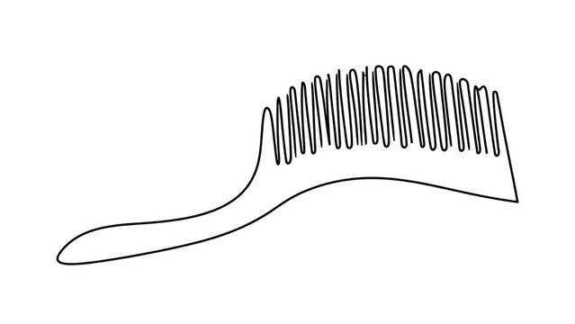 Abstract wave line art on white background.