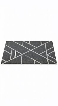 Geometric Harmony: A modern rug's dance of angles.