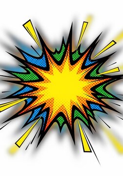 Chromatic Genesis: A Burst of Creative Energy
