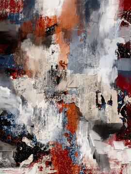 Abstract modern background with expressive textures and layered shapes. Contemporary artistic composition suitable for design projects, presentations, branding, posters and digital media.