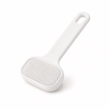 white lint roller for clothing and fabric