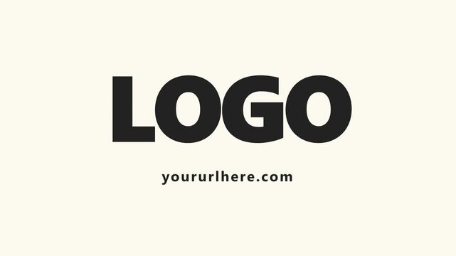 Animated Text Logo Reveal for Modern Branding and Corporate Presentations