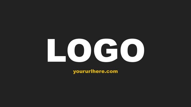 Motion Graphics Clean Animated Titles for Corporate Brand Marketing Video