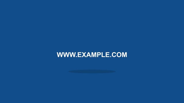 Motion Graphics Text Display for Corporate Website Branding