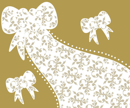 Ribbon batik seamless 