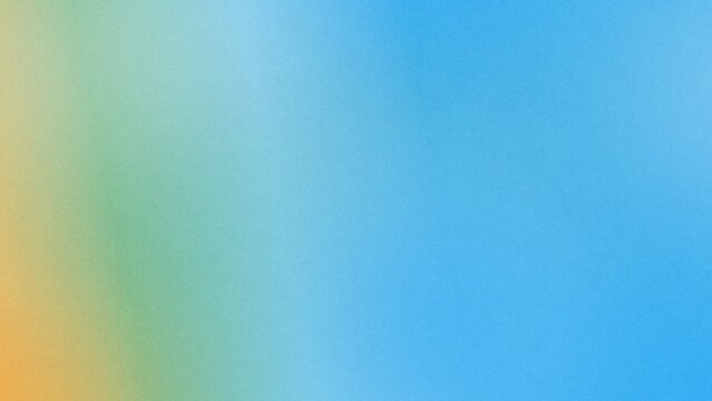 Cyan Orange Receding Aperture Against Color Wash Visual