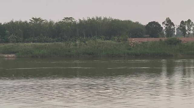 Mekong River in Bolikhamsay Province in Laos