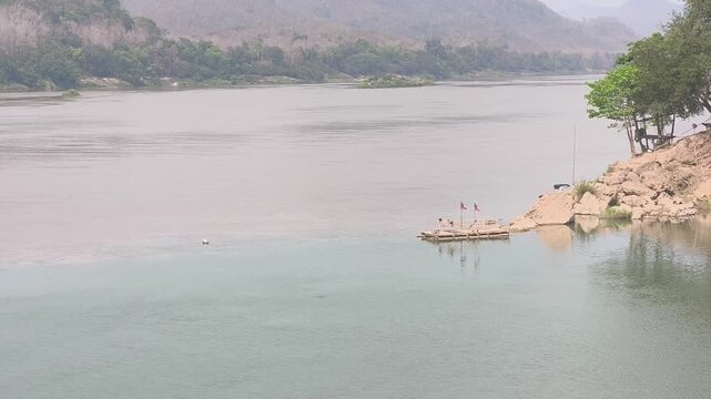 Mekong River in Luang Prabang Laos