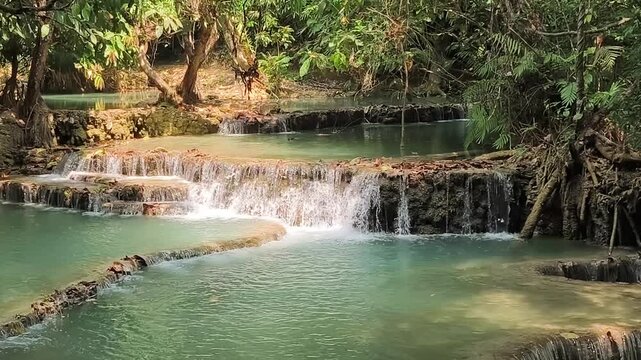 Waterfall in Laos