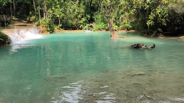 Clean Water Small Lake in Laos