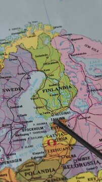 Map of Finland