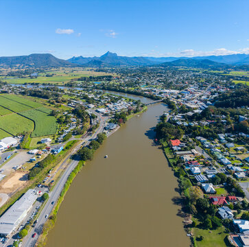 Aerial view of Murwillumbah