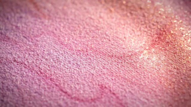 Soft Pink Pastel Textured Abstract Background - A close-up, shallow depth of field shot reveals a soft pink pastel texture with subtle light reflections.