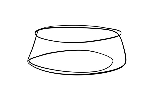 Truncated cone shape illustration on white background.
