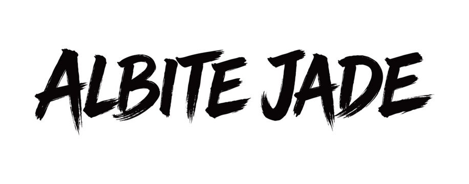 ALBITE JADE Handwriting