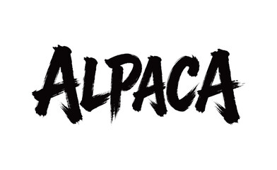 ALPACA Handwriting © 炳伟 梁