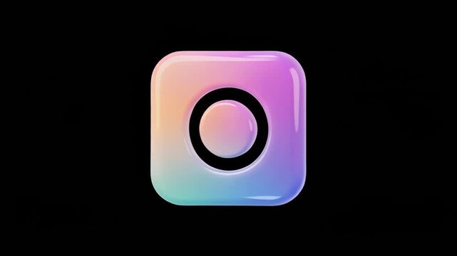 Abstract geometric shapes evolving with soft pastel gradients in a clean dark environment